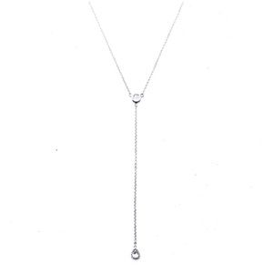 Child of Wild Silver Lariat Necklace